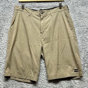 Billabong Shorts Mens 32 Khaki Beige Crossfire Submersible Hybrid Chino Stretch
